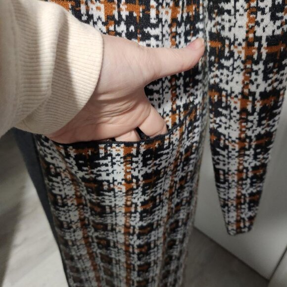 Christian Siriano Open Front Plaid Duster Sweater Sz Small - Picture 5 of 9